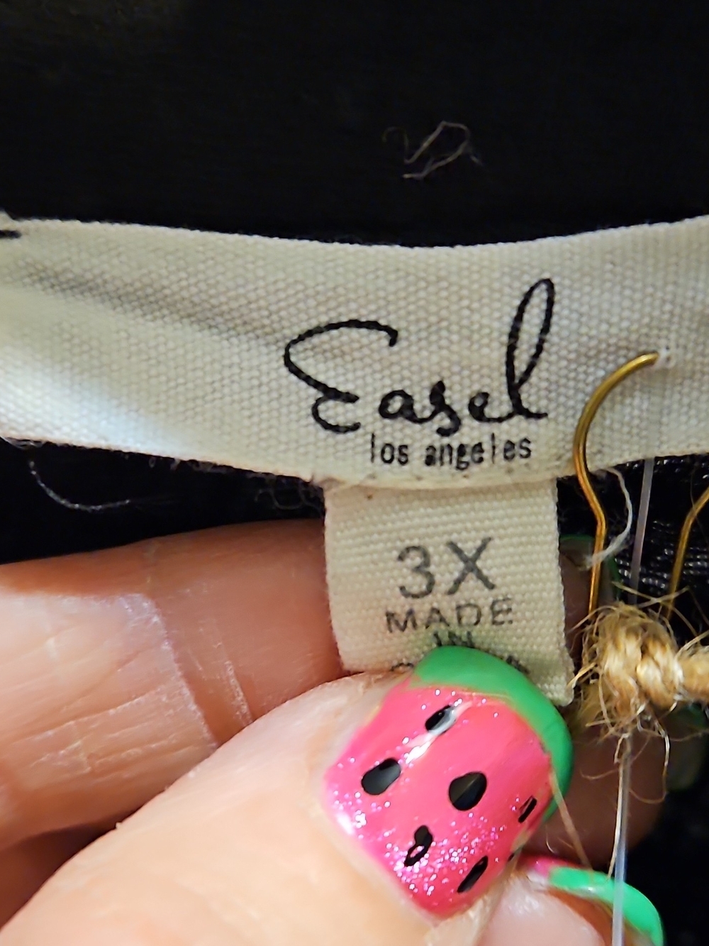 easel Black Button-Front Shacket - Picture 10 of 10